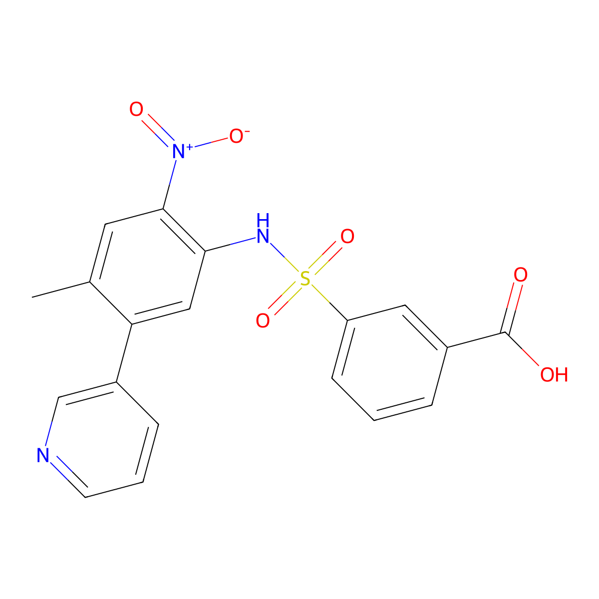 Alofanib molecular structure, CAS 1612888-66-0