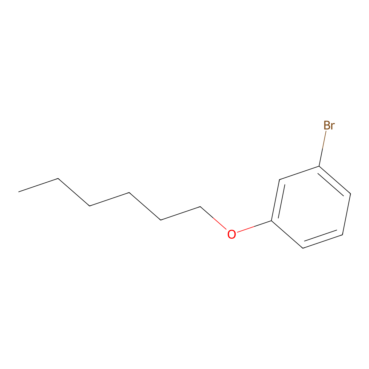 1-Bromo-3-(hexyloxy)benzene molecular structure, CAS 161291-04-9