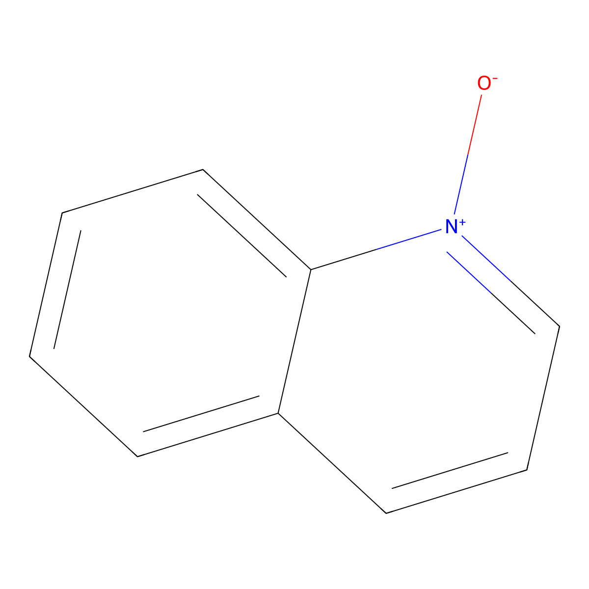 Quinoline 1-oxide molecular structure, CAS 1613-37-2