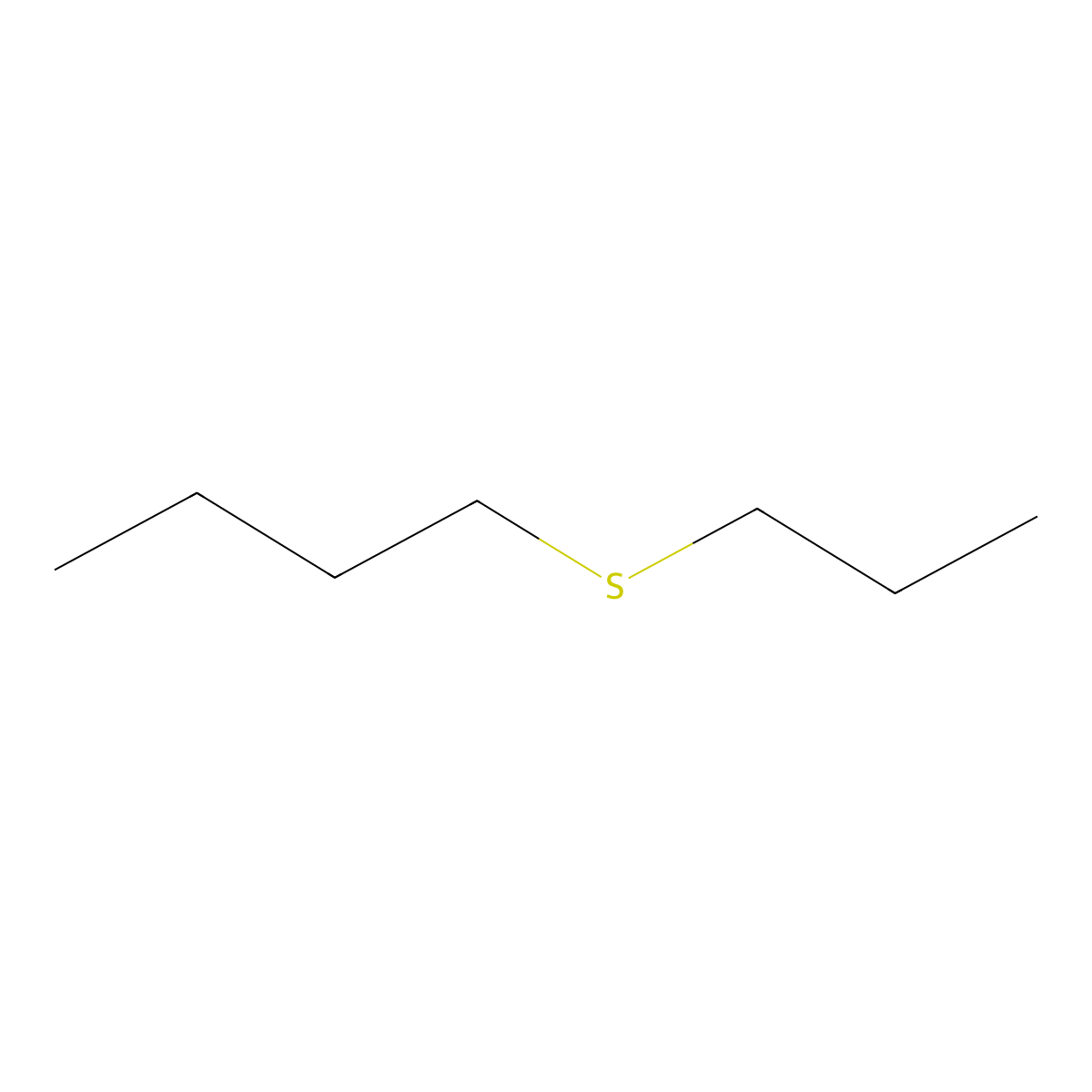 4-Thiaoctane molecular structure, CAS 1613-46-3