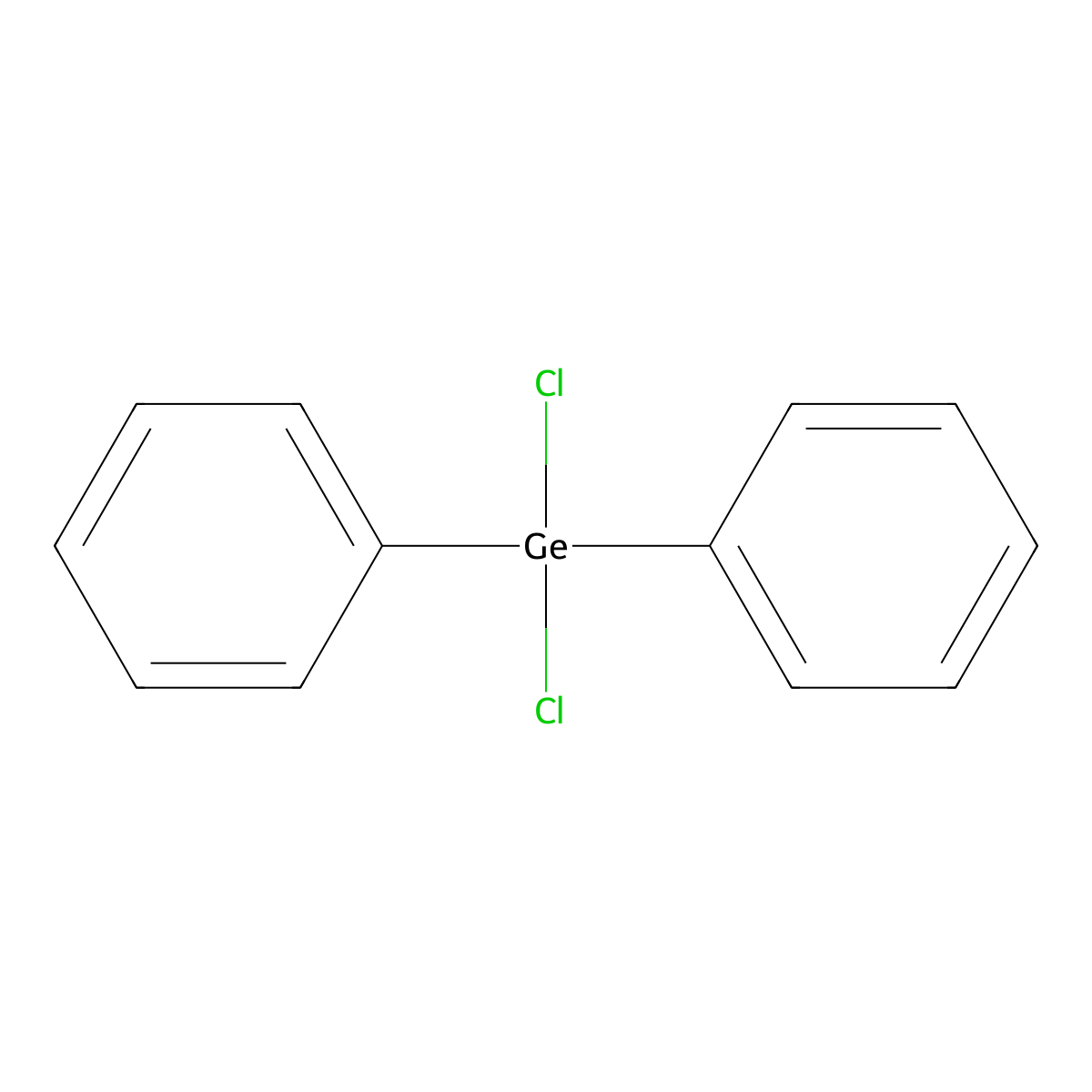 Germane, dichlorodiphenyl- molecular structure, CAS 1613-66-7
