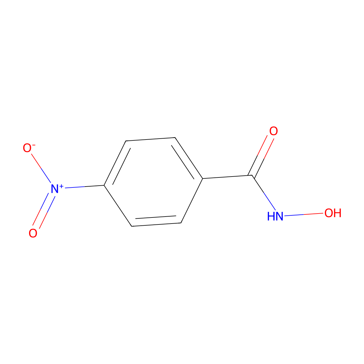 N-Hydroxy-4-nitrobenzamide molecular structure, CAS 1613-76-9