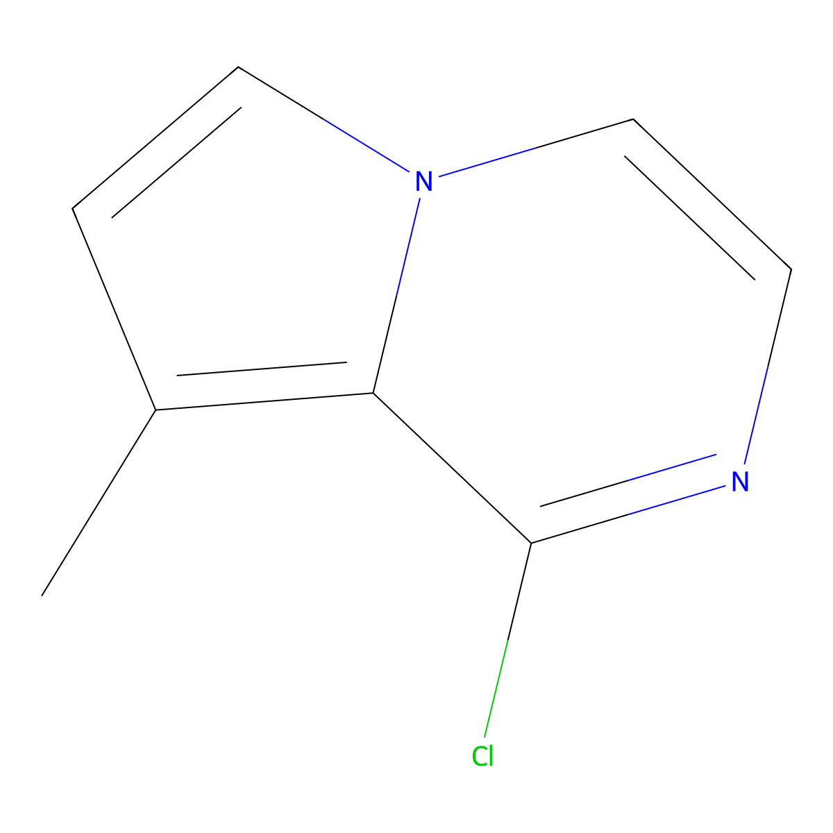 1-Chloro-8-methylpyrrolo[1,2-a]pyrazine molecular structure, CAS 1613023-03-2