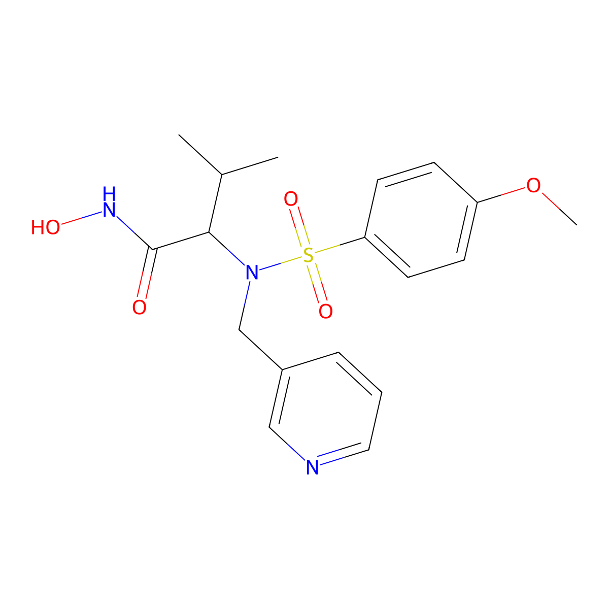 Cgs-27023 molecular structure, CAS 161314-70-1