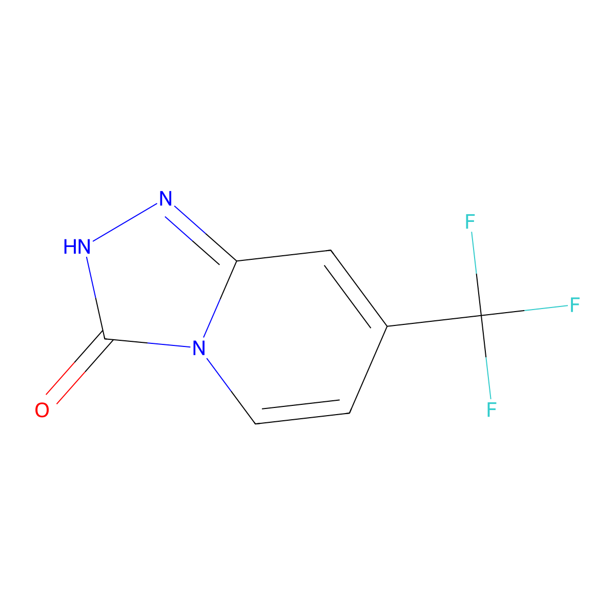 7-(Trifluoromethyl)-[1,2,4]triazolo[4,3-a]pyridin-3-ol molecular structure, CAS 1613150-00-7