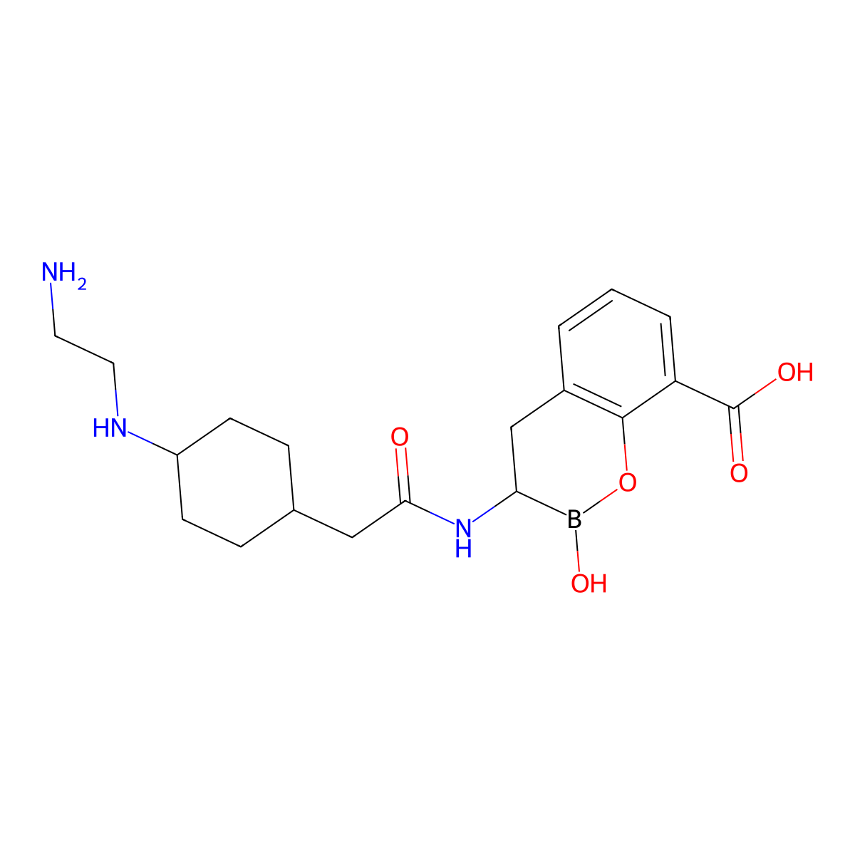 Taniborbactam molecular structure, CAS 1613267-49-4