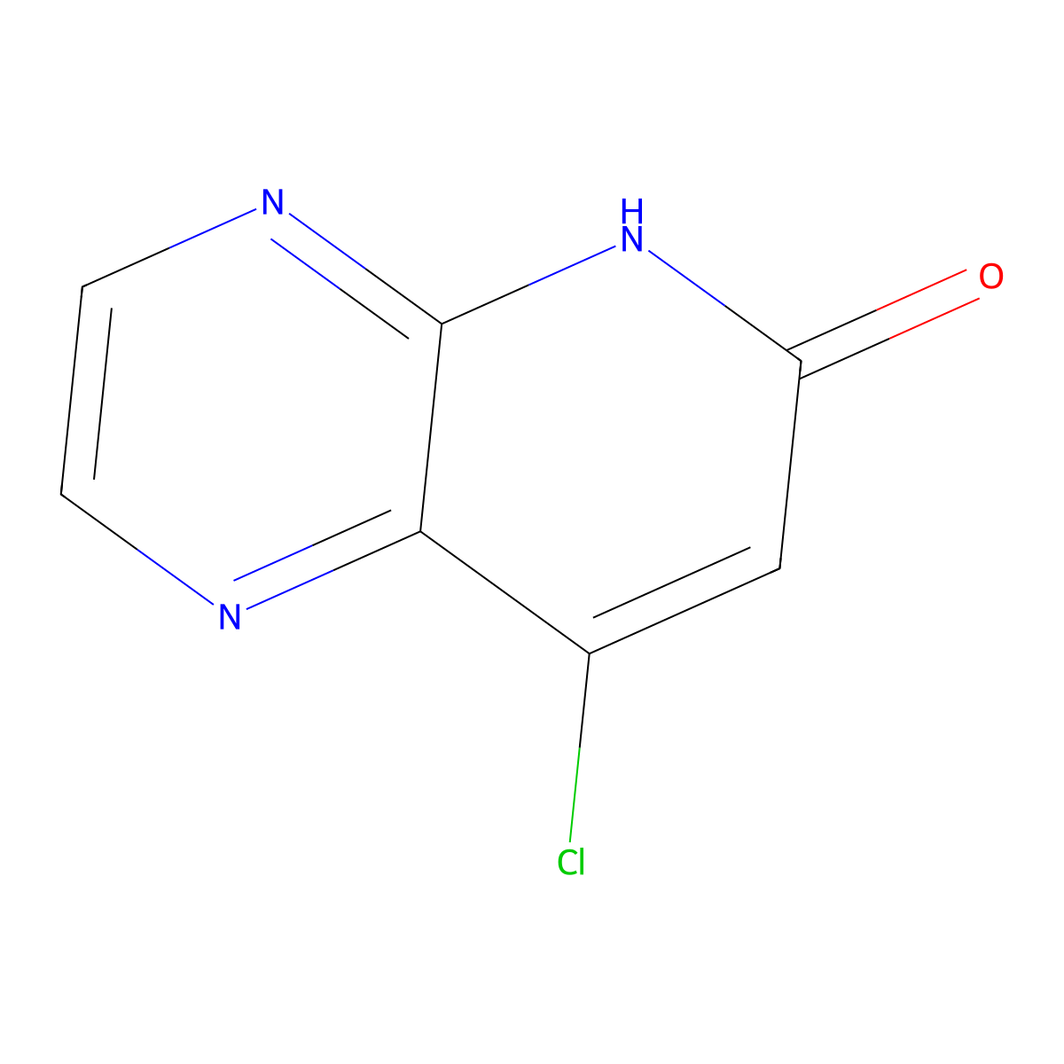 8-Chloropyrido[2,3-b]pyrazin-6-ol molecular structure, CAS 1613289-27-2