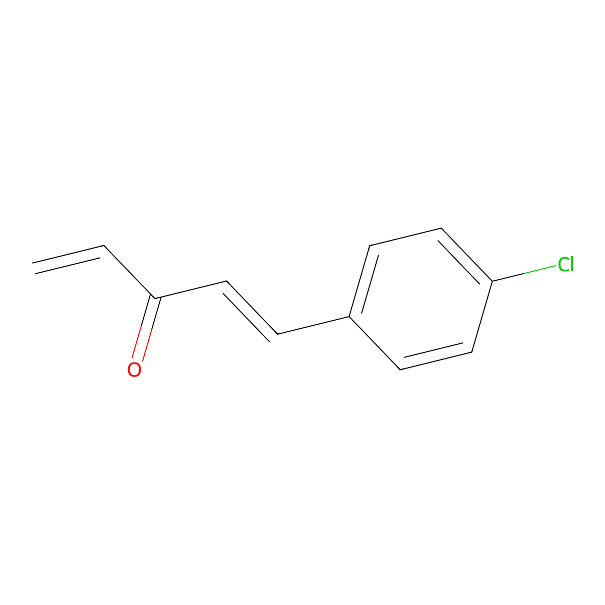 (4E)-5-(4-chlorophenyl)penta-1,4-dien-3-one molecular structure, CAS 1613309-12-8