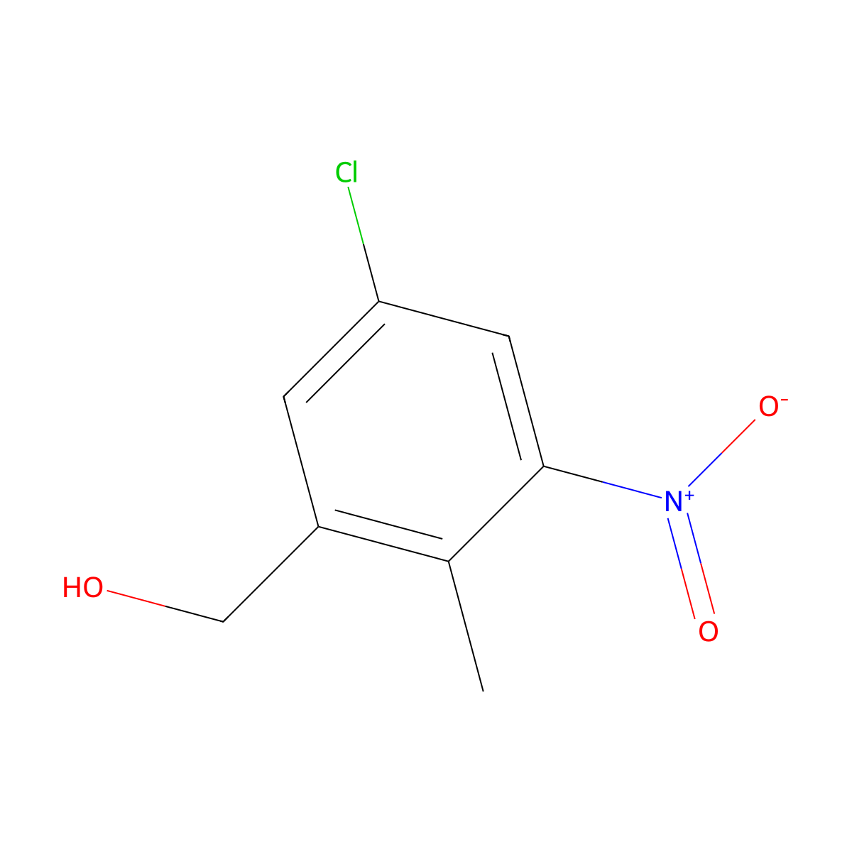 (5-Chloro-2-methyl-3-nitrophenyl)methanol molecular structure, CAS 1613329-98-8