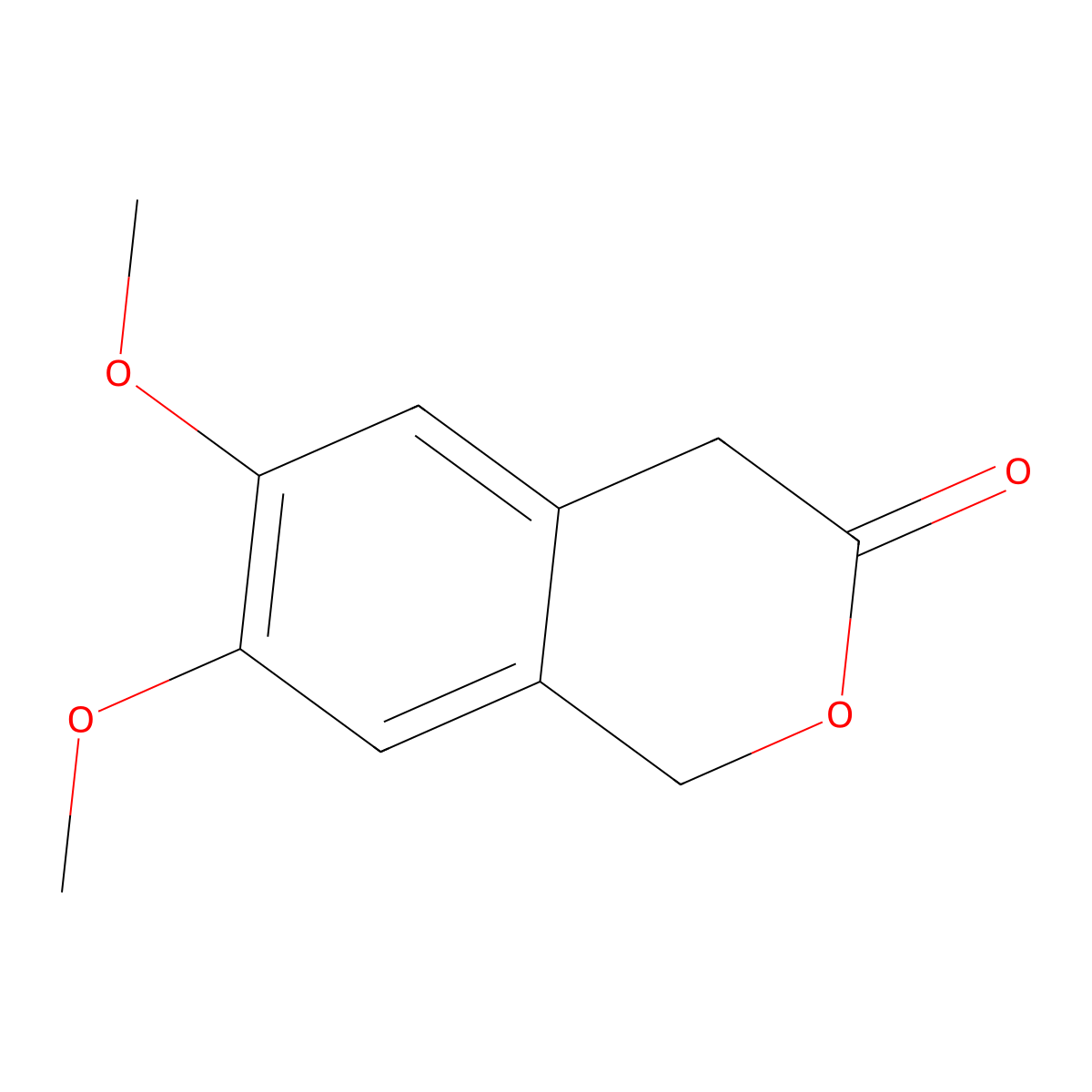 6,7-dimethoxy-1,4-dihydro-3H-isochromen-3-one molecular structure, CAS 16135-41-4