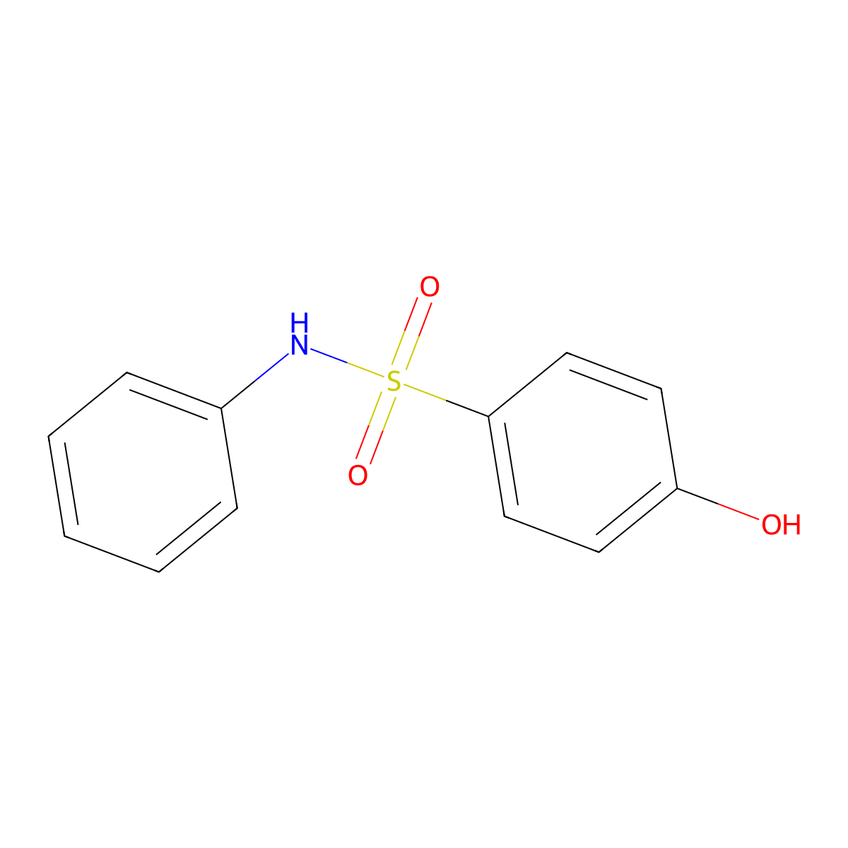 4-hydroxy-N-phenylbenzenesulfonamide molecular structure, CAS 161356-05-4