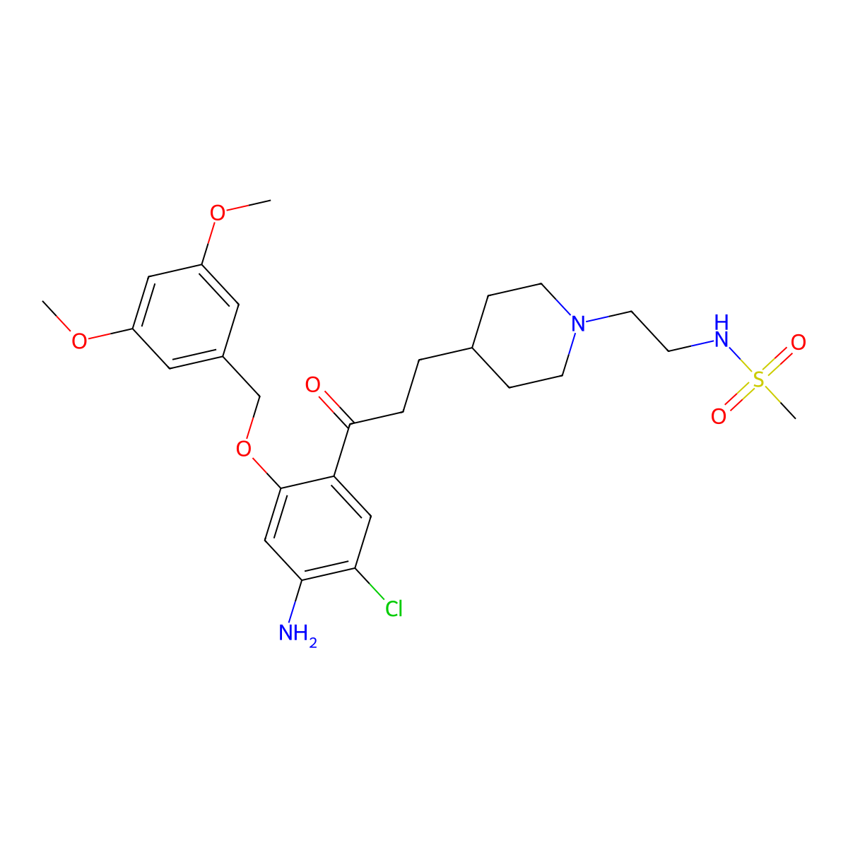 RS-39604 molecular structure, CAS 161362-65-8