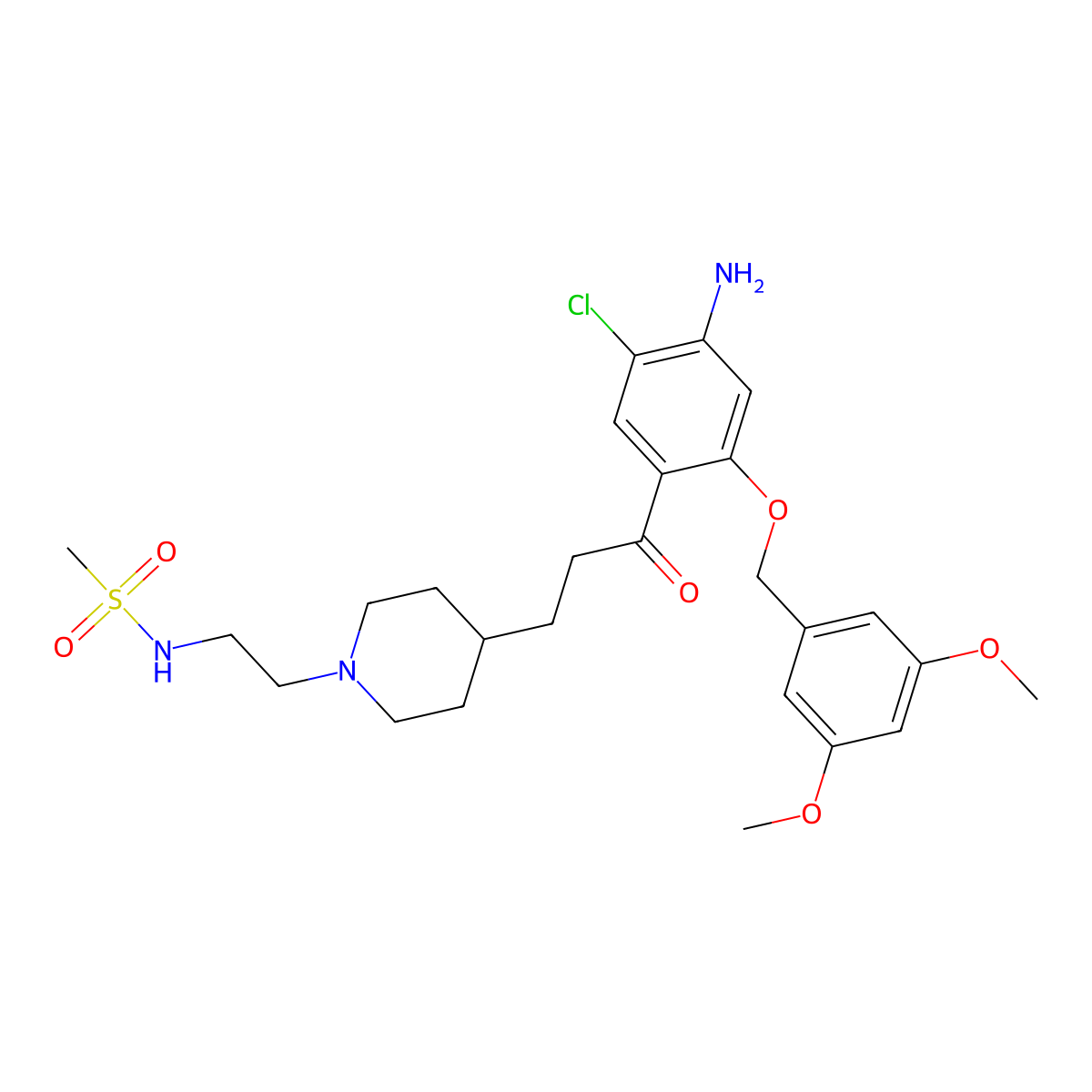 RS-39604 molecular structure, CAS 161362-65-8