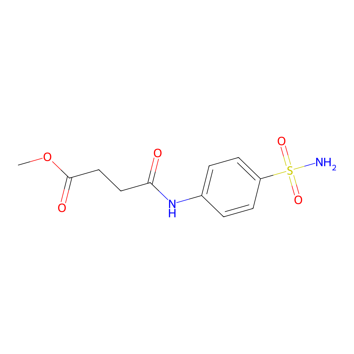 Methyl 4-oxo-4-(4-sulfamoylanilino)butanoate molecular structure, CAS 161388-94-9