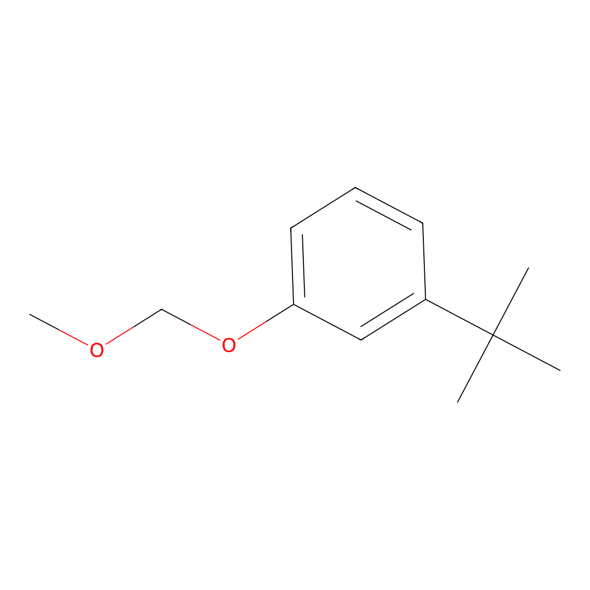1-(Tert-butyl)-3-(methoxymethoxy)benzene molecular structure, CAS 161398-79-4