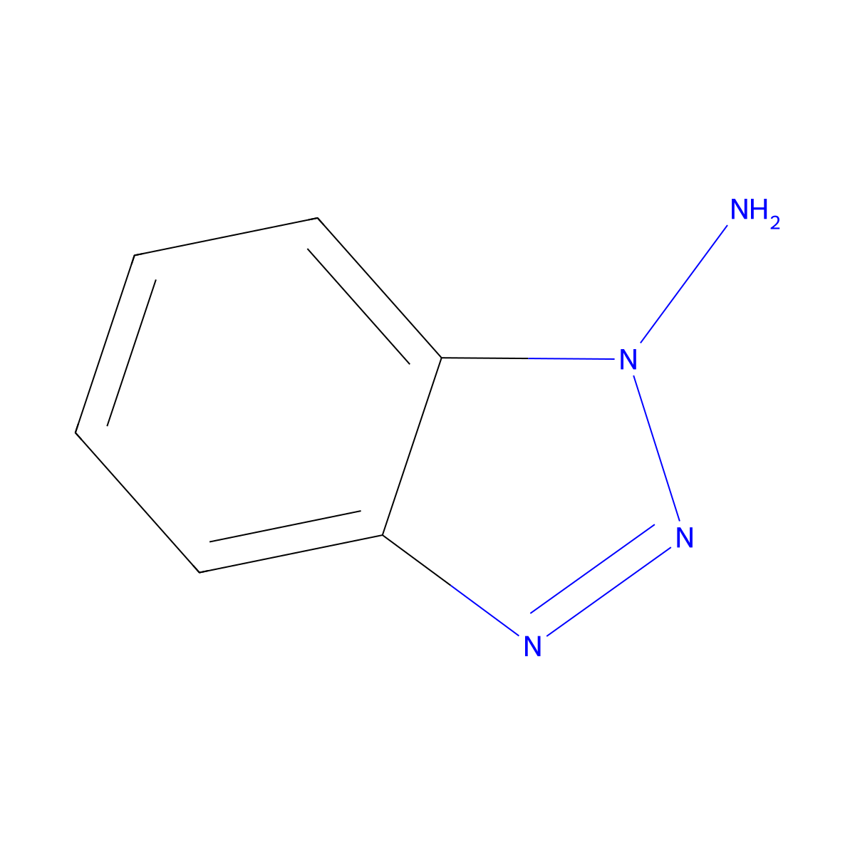 1-Aminobenzotriazole molecular structure, CAS 1614-12-6