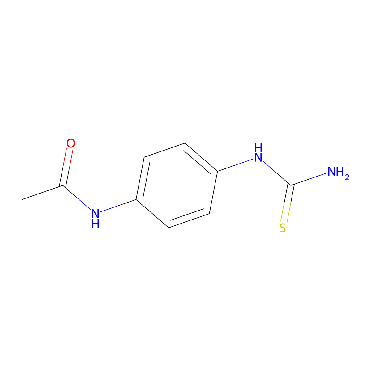 N-(4-Thioureido-phenyl)-acetamide molecular structure, CAS 1614-33-1