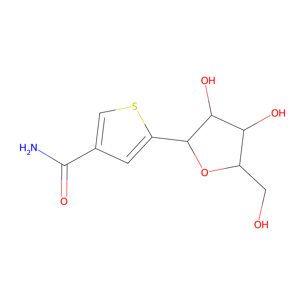 Thiophenfurin molecular structure, CAS 161407-67-6