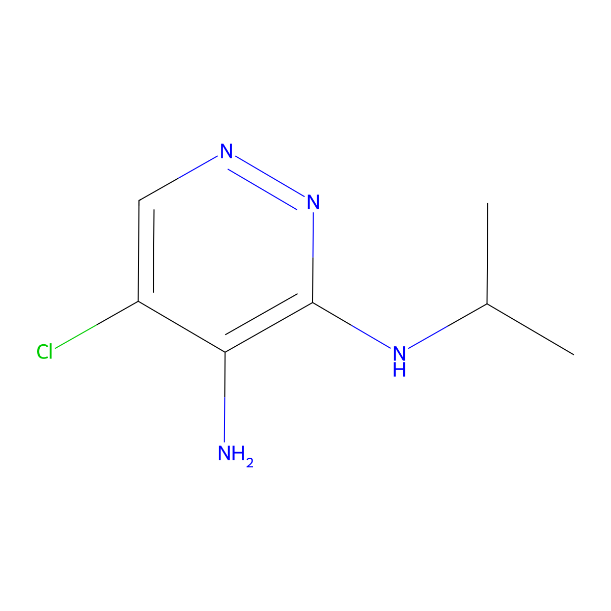 5-Chloro-N3-isopropylpyridazine-3,4-diamine molecular structure, CAS 1614246-20-6