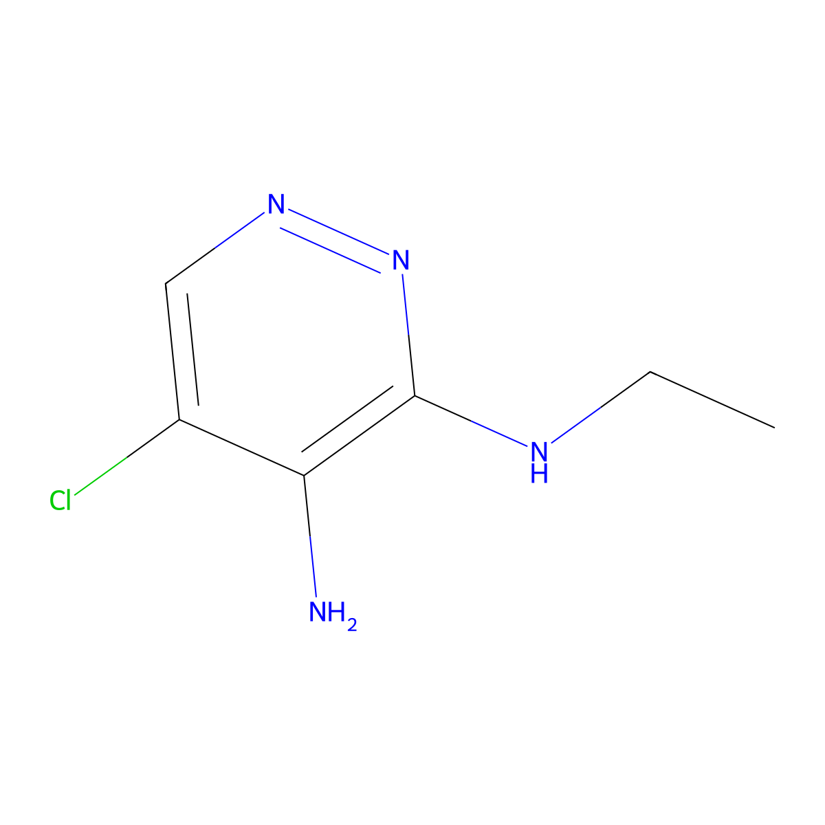 5-Chloro-N3-ethyl-3,4-pyridazinediamine molecular structure, CAS 1614246-24-0