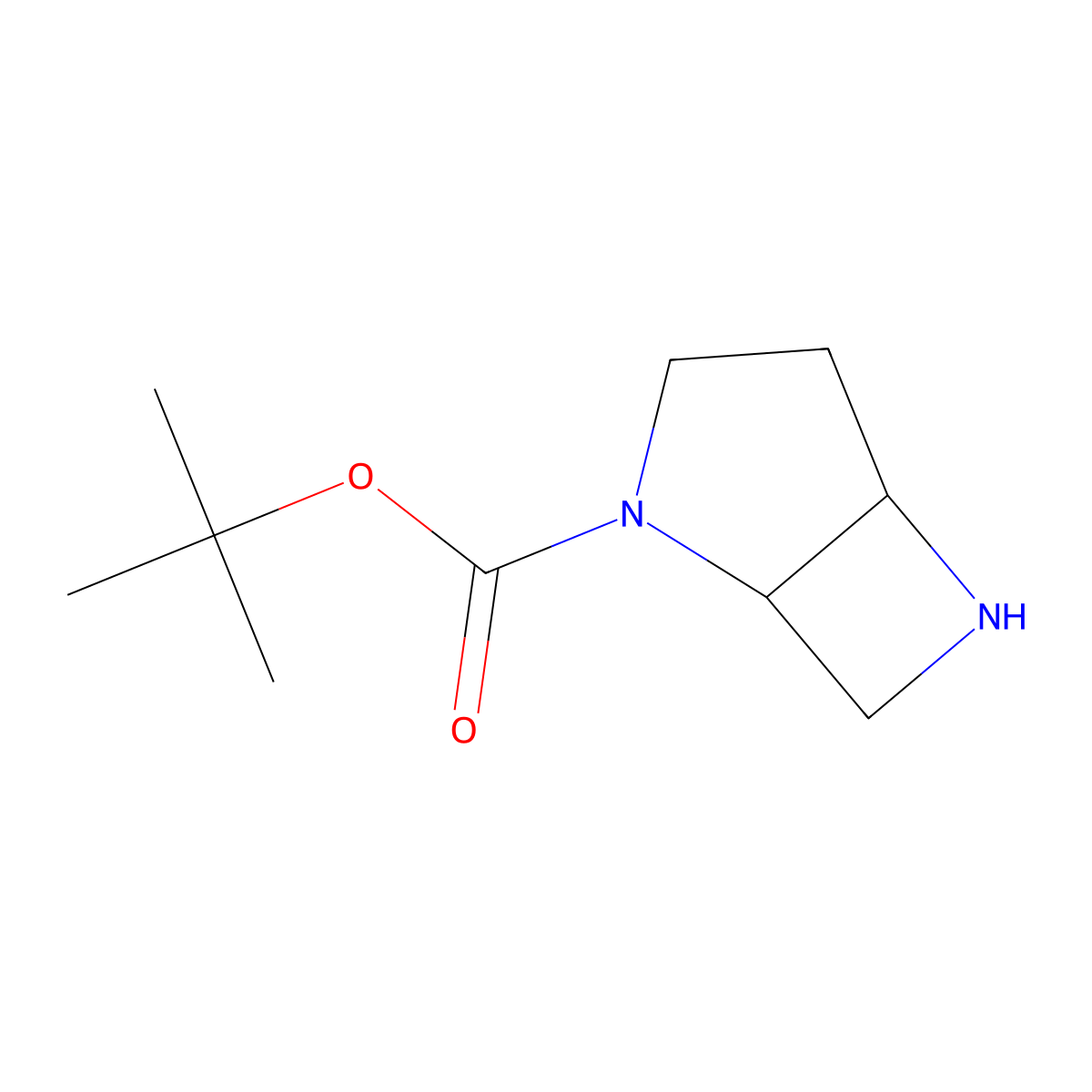 tert-Butyl (1S,5S)-2,6-diazabicyclo[3.2.0]heptane-2-carboxylate molecular structure, CAS 1614253-74-5