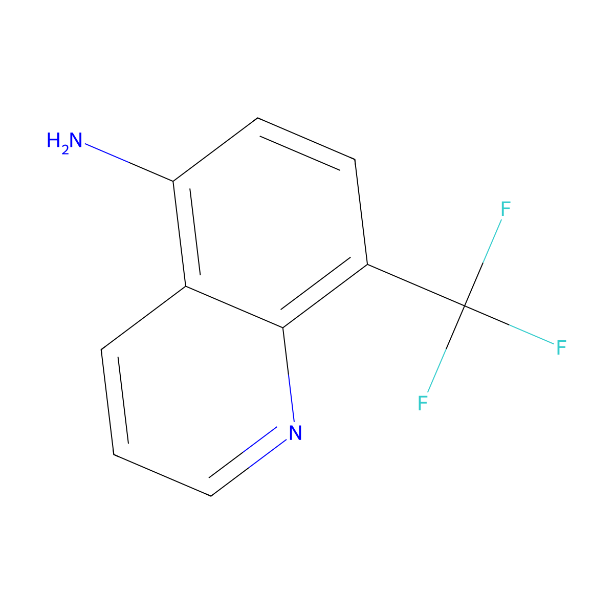 8-(Trifluoromethyl)quinolin-5-amine molecular structure, CAS 161431-57-8
