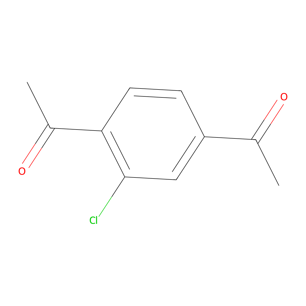 1-(4-Acetyl-3-chlorophenyl)ethanone molecular structure, CAS 161433-83-6