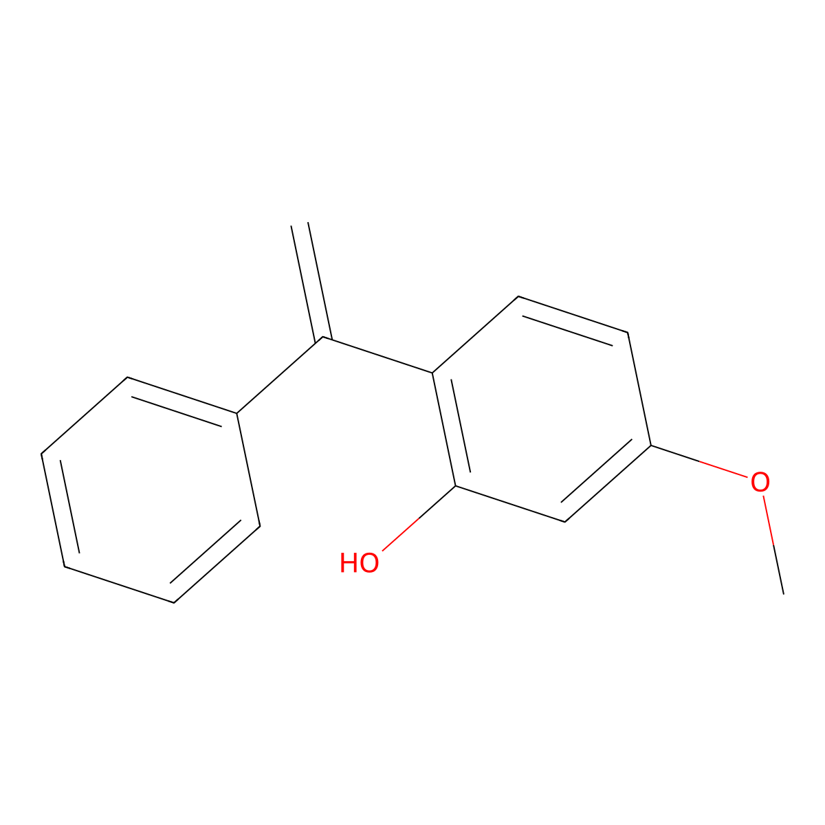 5-Methoxy-2-(1-phenylethenyl)phenol molecular structure, CAS 161459-35-4