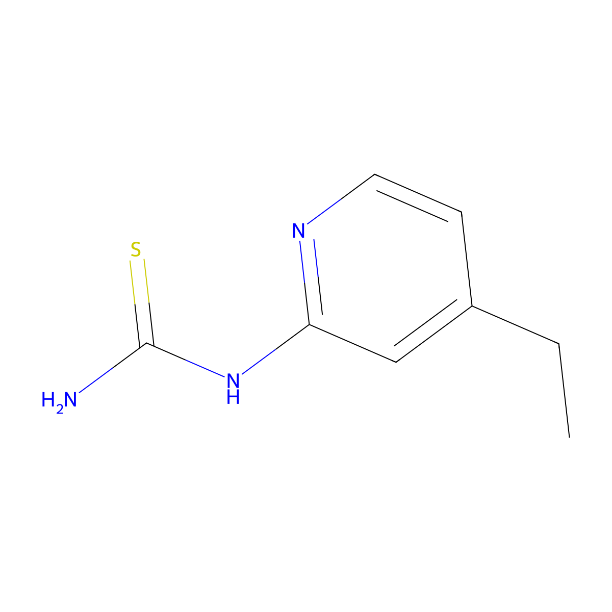 1-(4-Ethylpyridin-2-yl)thiourea molecular structure, CAS 161459-92-3