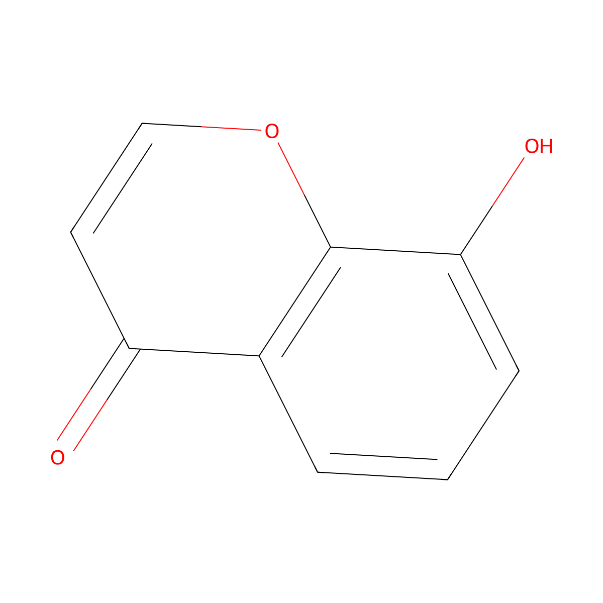 4H-1-Benzopyran-4-one, 8-hydroxy- molecular structure, CAS 16146-63-7