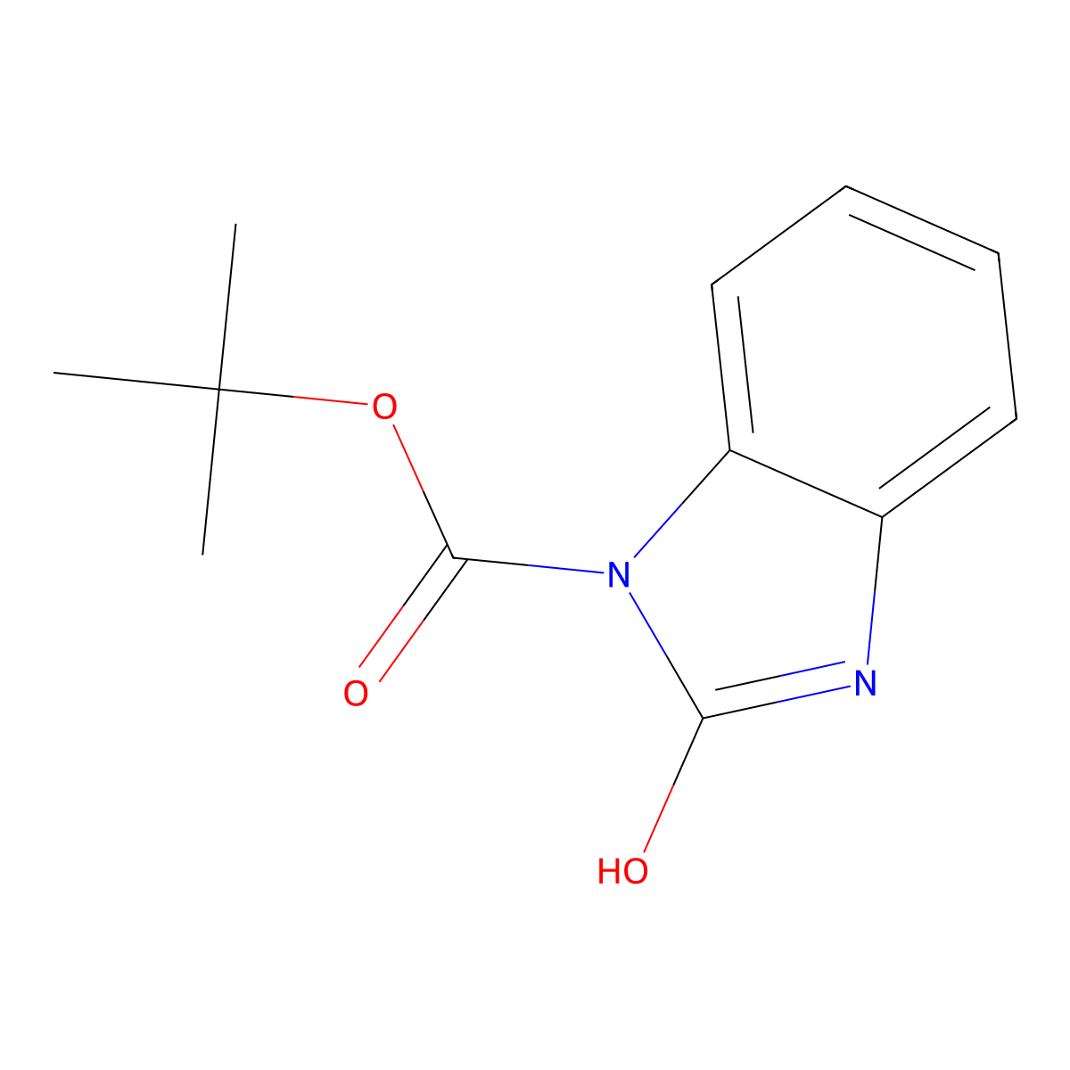 tert-Butyl 2-oxo-2,3-dihydro-1H-benzimidazole-1-carboxylate molecular structure, CAS 161468-45-7