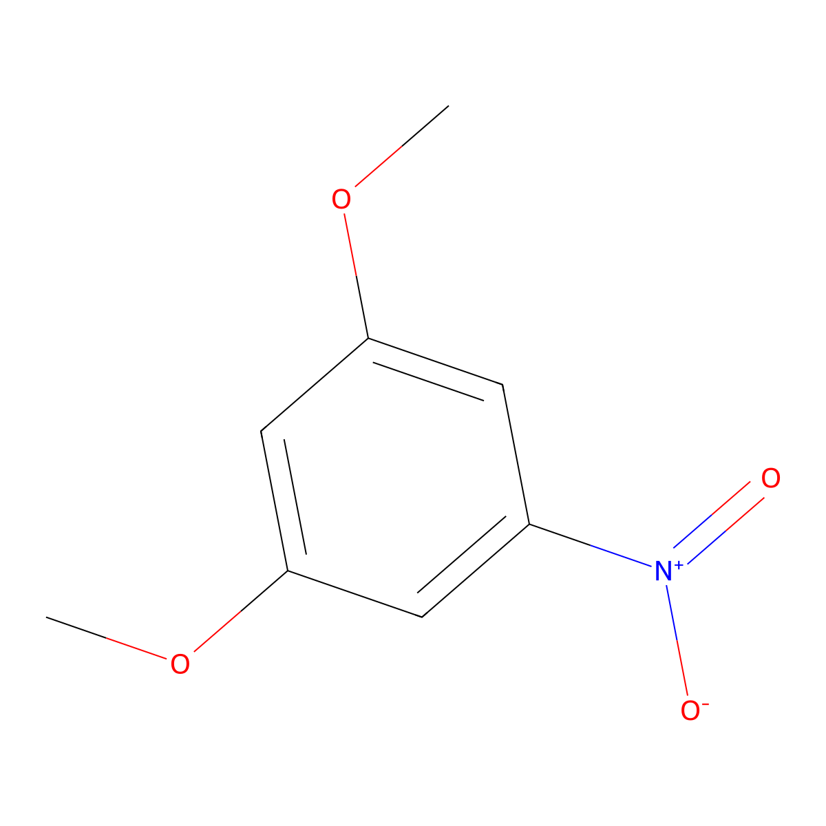 1,3-Dimethoxy-5-nitrobenzene molecular structure, CAS 16147-07-2