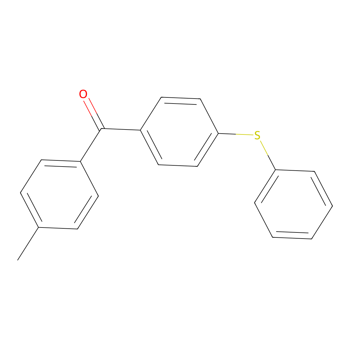 (4-Methylphenyl)[4-(phenylsulfanyl)phenyl]methanone molecular structure, CAS 161494-61-7