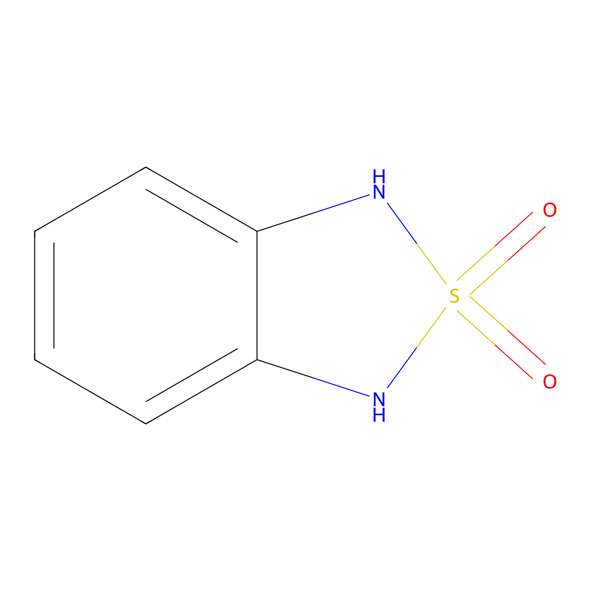 1H,3H-2,1,3-Benzothiadiazole 2,2-dioxide molecular structure, CAS 1615-06-1