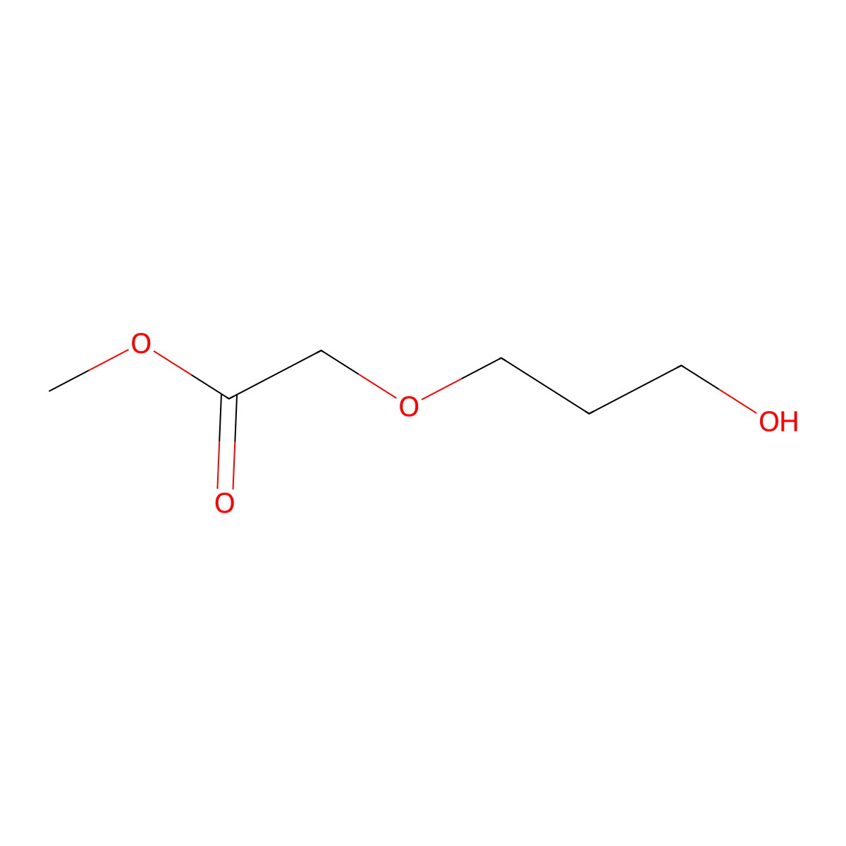 2-(3-Hydroxypropoxy)acetic acid methyl ester molecular structure, CAS 161504-37-6