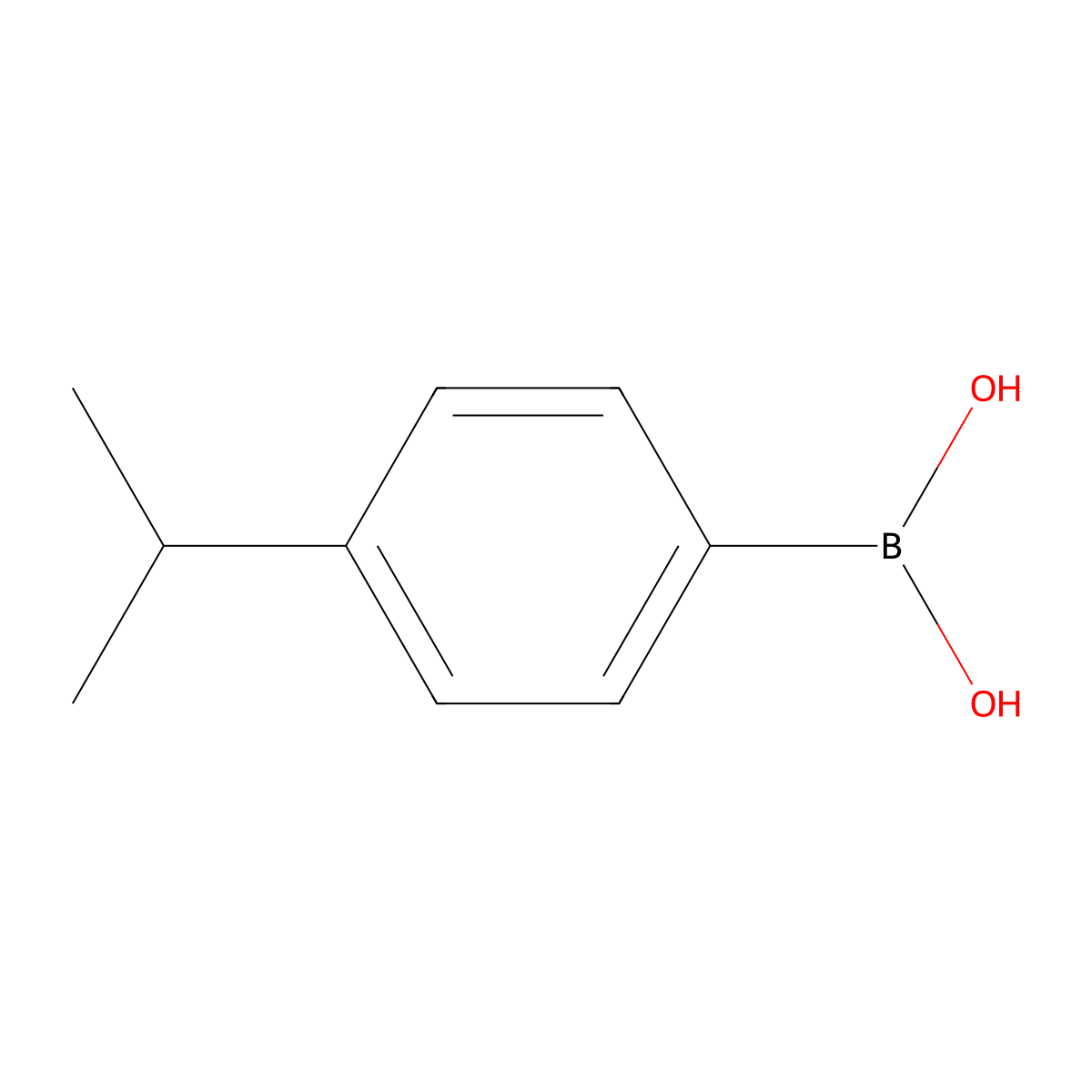 4-Isopropylphenylboronic acid molecular structure, CAS 16152-51-5