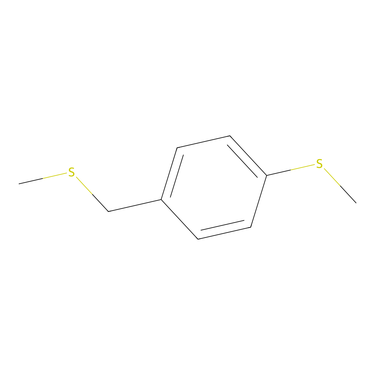 4-(Methylsulfanyl)benzyl methyl sulfide molecular structure, CAS 16155-11-6