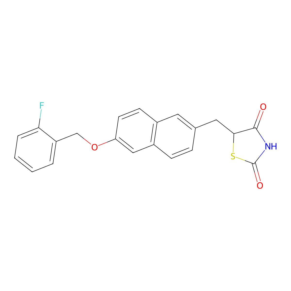 Isaglitazone molecular structure, CAS 161600-01-7