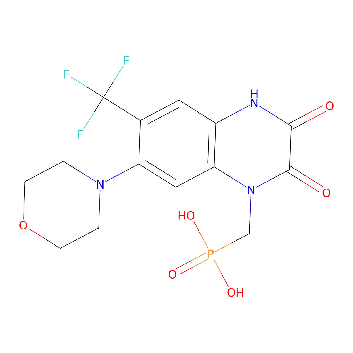 Fanapanel molecular structure, CAS 161605-73-8