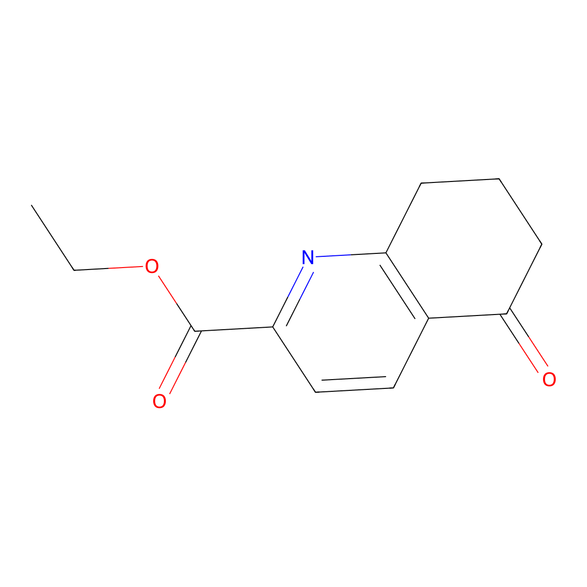 Ethyl 5-oxo-5,6,7,8-tetrahydroquinoline-2-carboxylate molecular structure, CAS 1616071-22-7