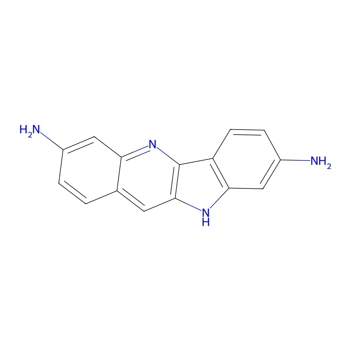 3,8-diamino-10H-quindoline molecular structure, CAS 161622-27-1