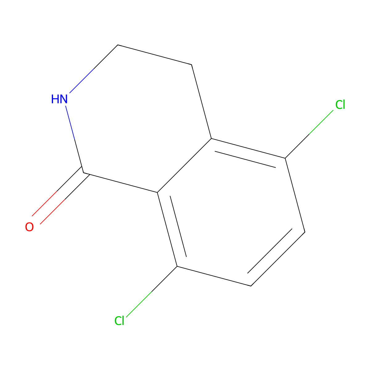 5,8-dichloro-3,4-dihydroisoquinolin-1(2H)-one molecular structure, CAS 1616289-34-9