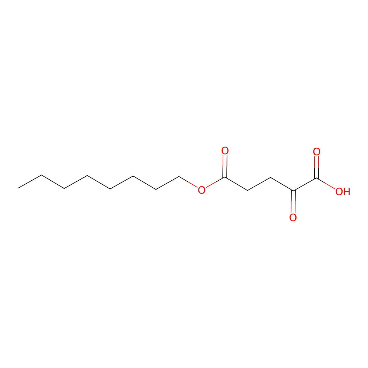 5-Octyl-alpha-ketoglutarate molecular structure, CAS 1616344-00-3