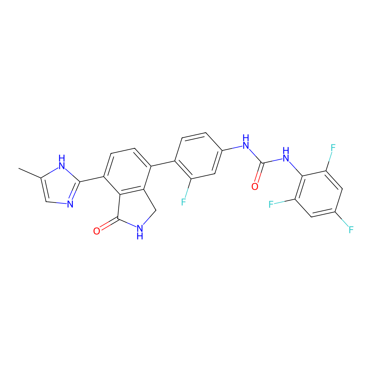 Luxeptinib molecular structure, CAS 1616428-23-9