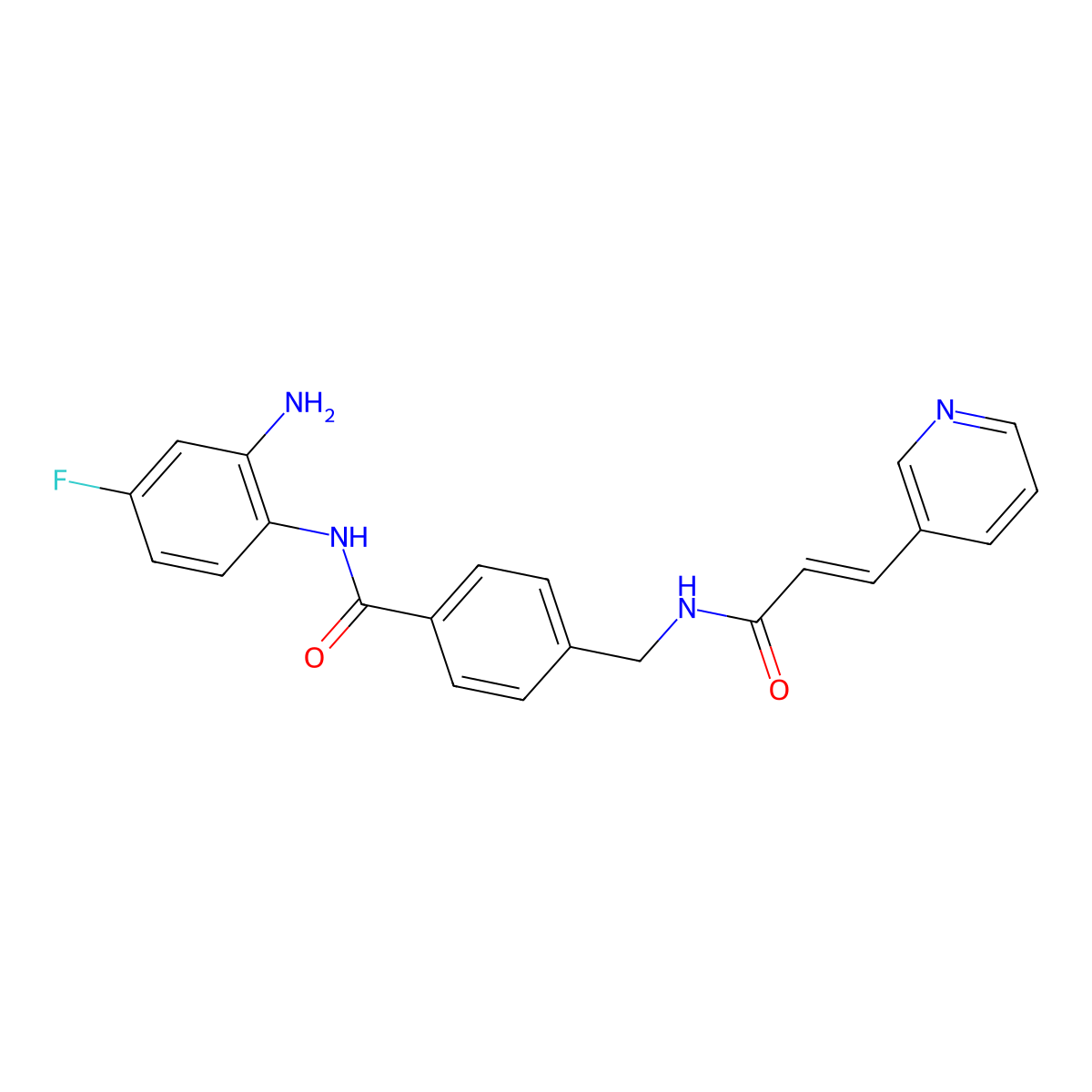 Tucidinostat molecular structure, CAS 1616493-44-7