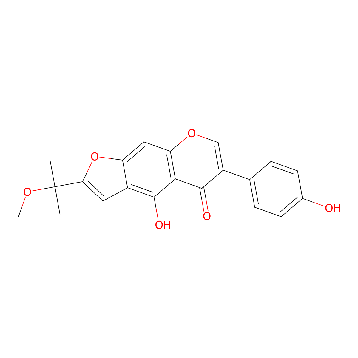 Erythrinin D molecular structure, CAS 1616592-59-6