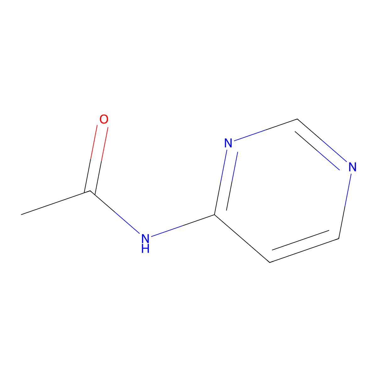 N-(Pyrimidin-4-yl)acetamide molecular structure, CAS 16166-22-6
