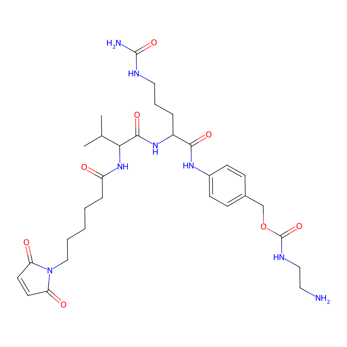 MC-VC-Pab-NH2 molecular structure, CAS 1616727-20-8