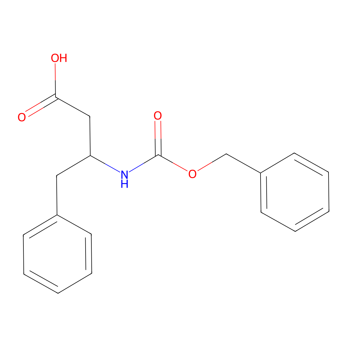 3-{[(Benzyloxy)carbonyl]amino}-4-phenylbutanoic acid molecular structure, CAS 1616868-70-2