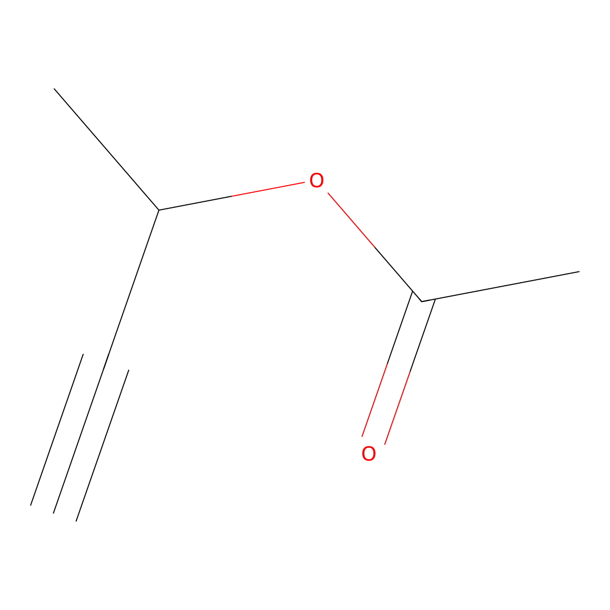But-3-yn-2-yl Acetate molecular structure, CAS 16169-82-7